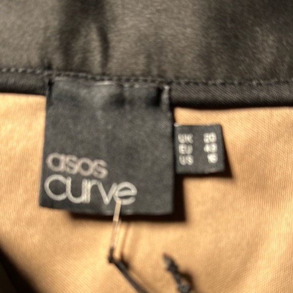 ASOS Curve Gold Sequin Pencil Skirt Night Out - Picture 2 of 7